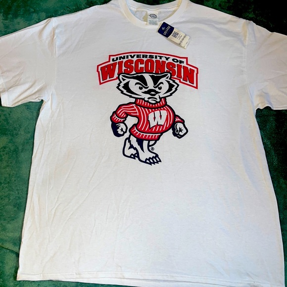 Delta Shirts Vintage University Of Wisconsin Logo Tee From The